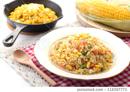 Corn fried rice Corn fried rice 118387773