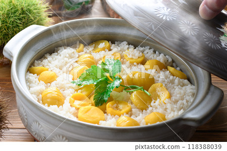 秋天的味道：砂鍋栗子飯 118388039