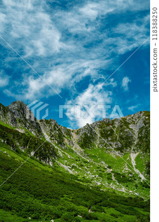Summer scenery of Senjojiki Cirque 118388250