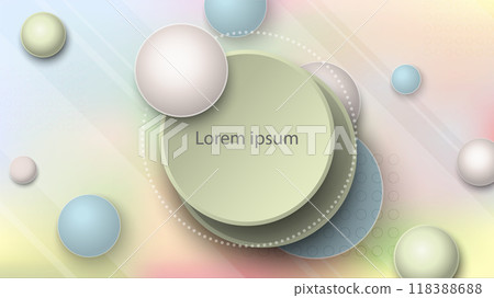 Abstract Pastel Circles with Soft Gradients Abstract Pastel Circles with Soft Gradients 118388688