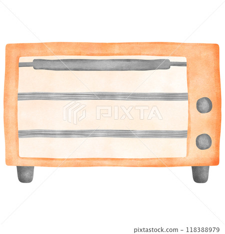 Oven, hand drawn, transparency illustration. Oven, hand drawn, transparency illustration. 118388979