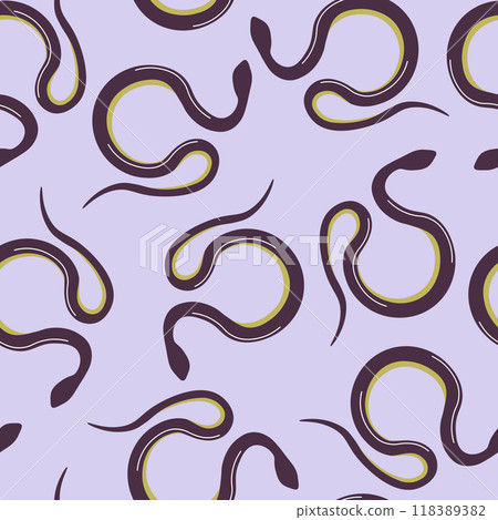 Abstract Snake Pattern Design vector Abstract Snake Pattern Design vector 118389382