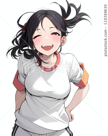 AI生成的穿著運動服的開朗姐姐 AI生成的穿著運動服的開朗姐姐 118389630