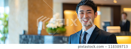 3:1 Male hotel staff image 03 118389713