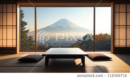 Ryokan with a view of Mt. Fuji03 118389716