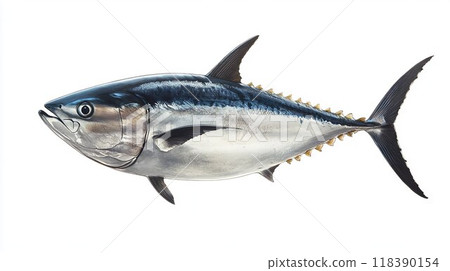 Southern bluefin tuna illustration 03 Southern bluefin tuna illustration 03 118390154