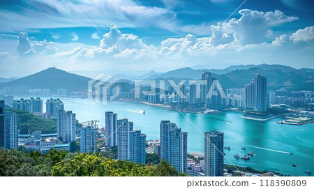 Busan, Korea cityscape image 03 118390809