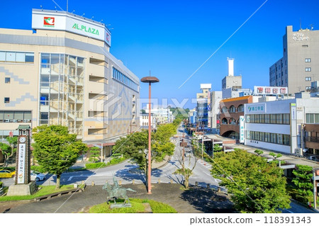 View of the cityscape from Hikone Station, Hikone City 118391343