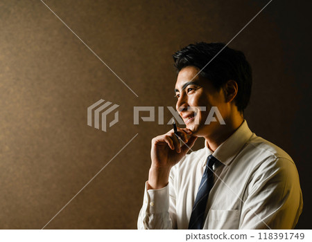 Good looking male portrait Good looking male portrait 118391749