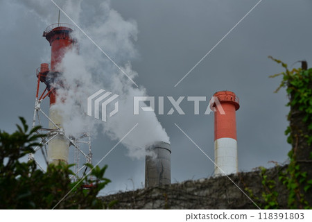 Factory chimney 118391803