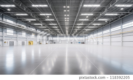 Large modern empty storehouse 118392205