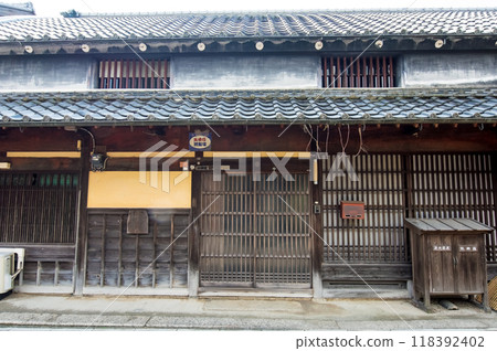 "Old houses in Nakamachi, Sekijuku" Old Tokaido Road, Mie Prefecture, old townscape "Old houses in Nakamachi, Sekijuku" Old Tokaido Road, Mie Prefecture, old townscape 118392402