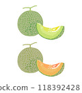 Melon set 118392428