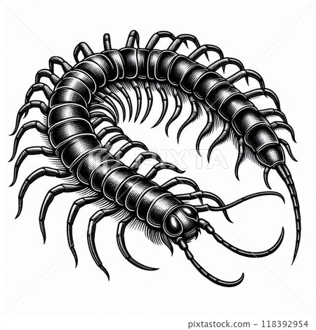 Centipede illustration 118392954