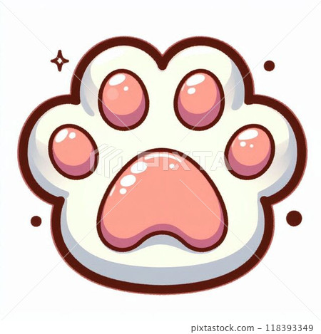 Paw illustration 118393349