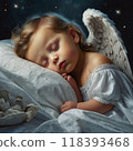 Sleeping innocent angel 118393468