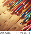 Anime-style colored pencils 118393601