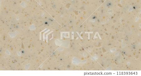 Quartz beige rectangle seamless ceramic mosaic tile and pattern useful as background or texture 118393643