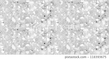 Quartz gray rectangle seamless ceramic mosaic tile and pattern useful as background or texture 118393675