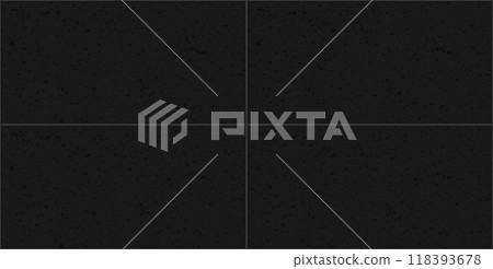 Quartz black white rectangle seamless ceramic mosaic tile and pattern useful as background or texture 118393678