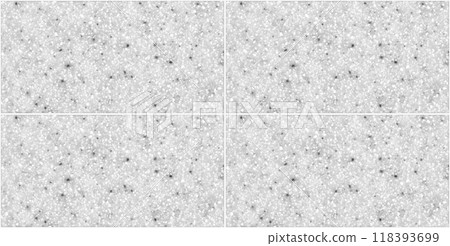 Quartz gray rectangle seamless ceramic mosaic tile and pattern useful as background or texture 118393699