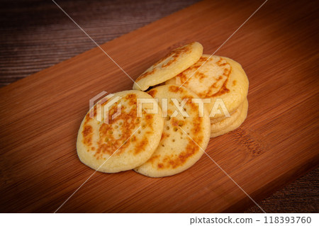 Close up Cocktail Blinis or mini blinis Close up Cocktail Blinis or mini blinis 118393760