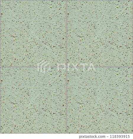 Quartz beige square seamless ceramic mosaic tile and pattern useful as background or texture 118393915