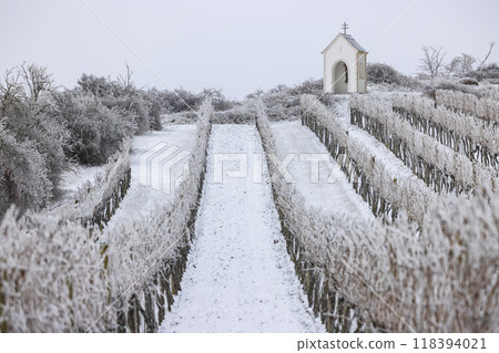 Calvary near Hnanice, Znojmo region, Southern Moravia, Czech Republic 118394021