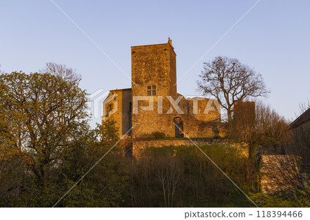 Brancion castle (Chateau de Brancion), Martailly-les-Brancion, Burgundy, France Brancion castle (Chateau de Brancion), Martailly-les-Brancion, Burgundy, France 118394466