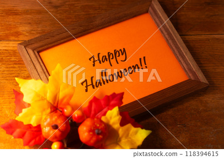 Halloween/Happy Halloween!! title frame Halloween/Happy Halloween!! title frame 118394615