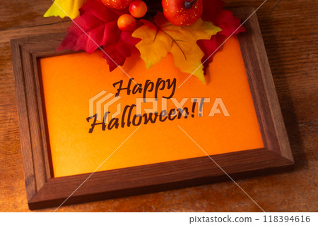 萬聖節標題框/萬聖節快樂！ 118394616