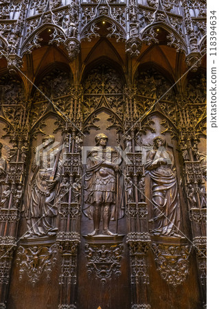 Auch Cathedral (Cathedrale Sainte-Marie d Auch), UNESCO site, Midi-Pyrenees, France 118394634