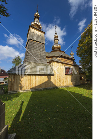 Church of Saint Michael Archangel, UNESCO site, Ladomirova, Slovakia 118394807