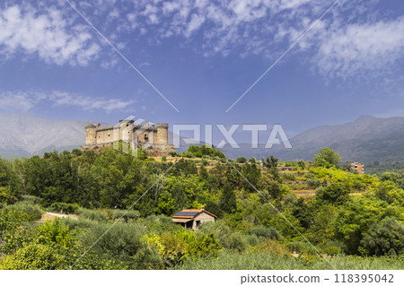 Mombeltran castle (Castillo de Mombeltran), Province of Avila, Castilla y Leon, Spain Mombeltran castle (Castillo de Mombeltran), Province of Avila, Castilla y Leon, Spain 118395042