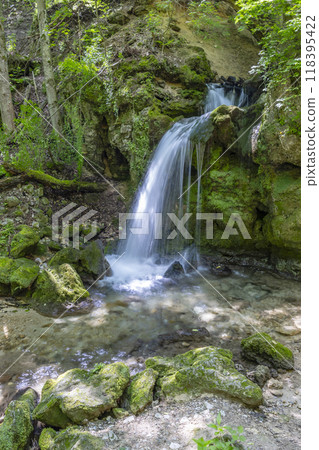 Hajsky waterfall, National Park Slovak Paradise, Slovakia 118395422