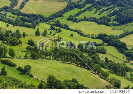 Landscape near Puy Mary, Cantal, Auvergne-Rhone-Alpes region, France Landscape near Puy Mary, Cantal, Auvergne-Rhone-Alpes region, France 118395495