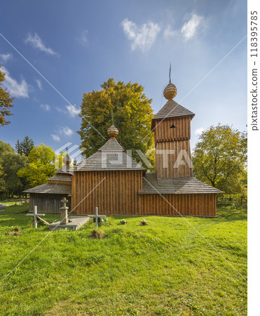 All Saints wooden church, Nizna Polianka, Slovakia All Saints wooden church, Nizna Polianka, Slovakia 118395785