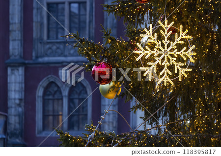 Christmas tree in Prague, Czech Republic Christmas tree in Prague, Czech Republic 118395817
