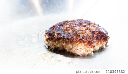 hamburger steak, hamburg(er) steak, meat dish 118395882