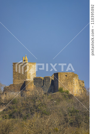 Brancion castle (Chateau de Brancion), Martailly-les-Brancion, Burgundy, France 118395892