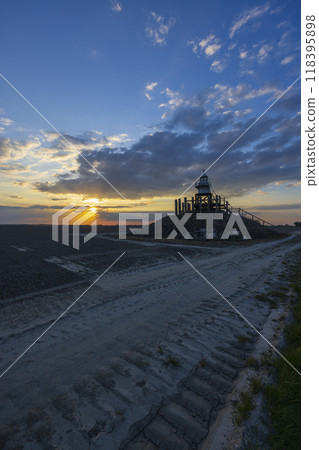Blokzijl lighthouse, Flevoland, The Netherlands 118395898