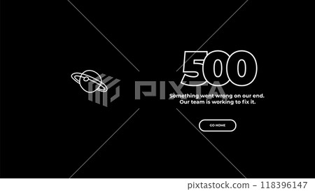 500 Internal Server Error. Vector layout template 500 Internal Server Error. Vector layout template 118396147