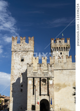 Sirmione castle, Lake Garda, Lombardy region, Italy 118396254