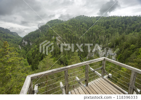 Kvacianska valley in spring time, Chocske vrchy, Slovakia 118396333