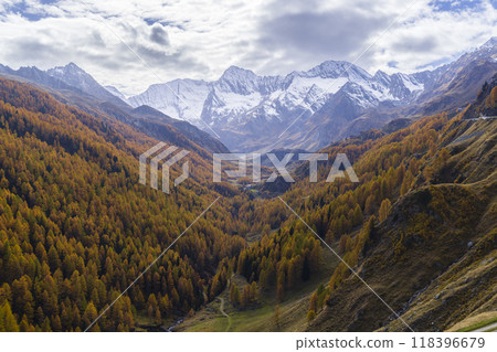 Texelgruppe nature park (Parco Naturale Gruppo di Tessa) near Timmelsjoch - high Alpine road, South Tyrol, Italy 118396679