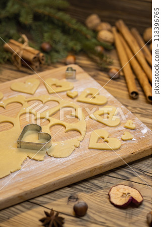 making of the Christmas cookies making of the Christmas cookies 118396765
