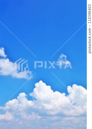 夏天藍天和雲彩 118396803