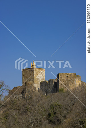 Brancion castle (Chateau de Brancion), Martailly-les-Brancion, Burgundy, France Brancion castle (Chateau de Brancion), Martailly-les-Brancion, Burgundy, France 118396850