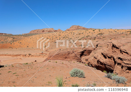 Around the exit of Upper Antelope Canyon 118396948
