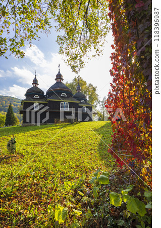 Church of Protection of the Blessed Virgin Mary, Nizny Komarnik, Slovakia Church of Protection of the Blessed Virgin Mary, Nizny Komarnik, Slovakia 118396987